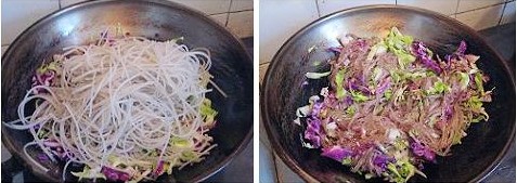 家常炒粉丝的做法