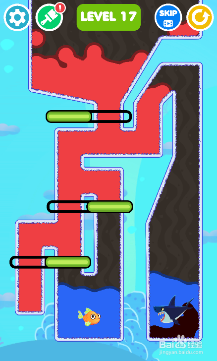 Save The Fish的LEVEL 17怎样通过