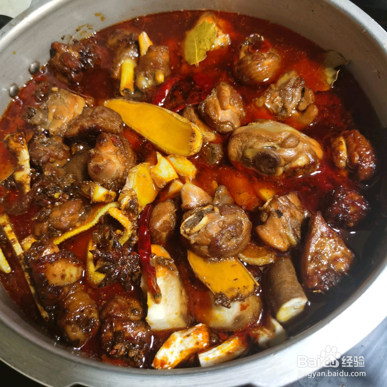 鸡肉炖宽粉的做法