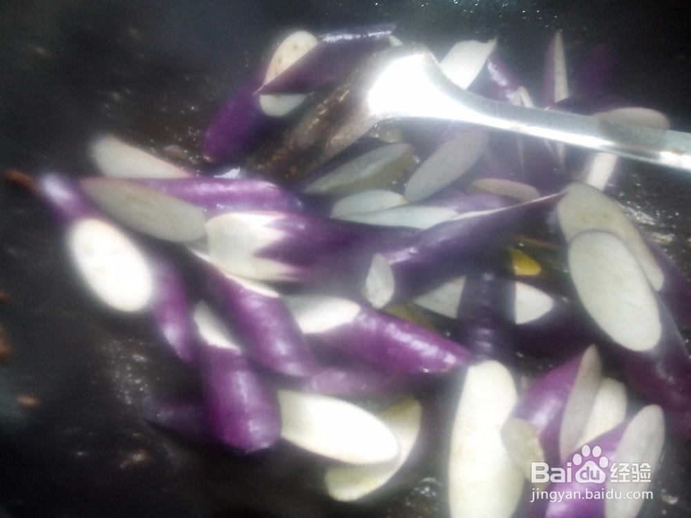 茄子炒肉的做法