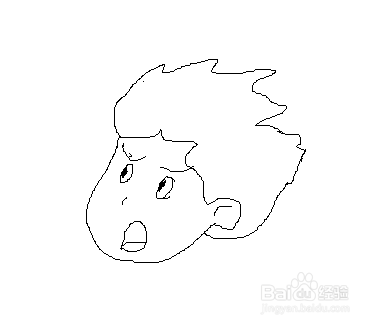 酷酷的小男孩怎么画呢