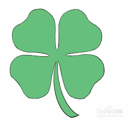 如何绘制四叶草