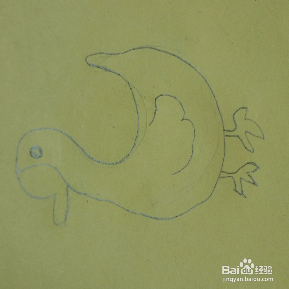 儿童简笔画小鸭子