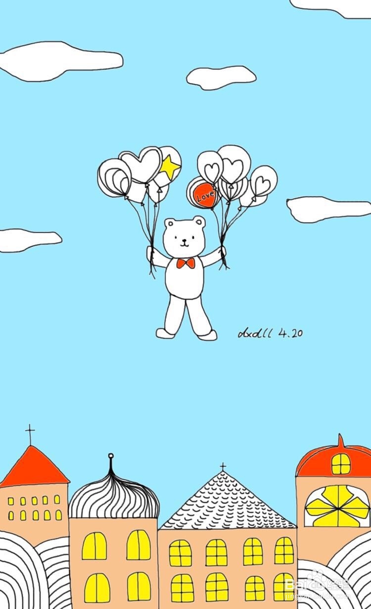 dxdll手绘之小熊