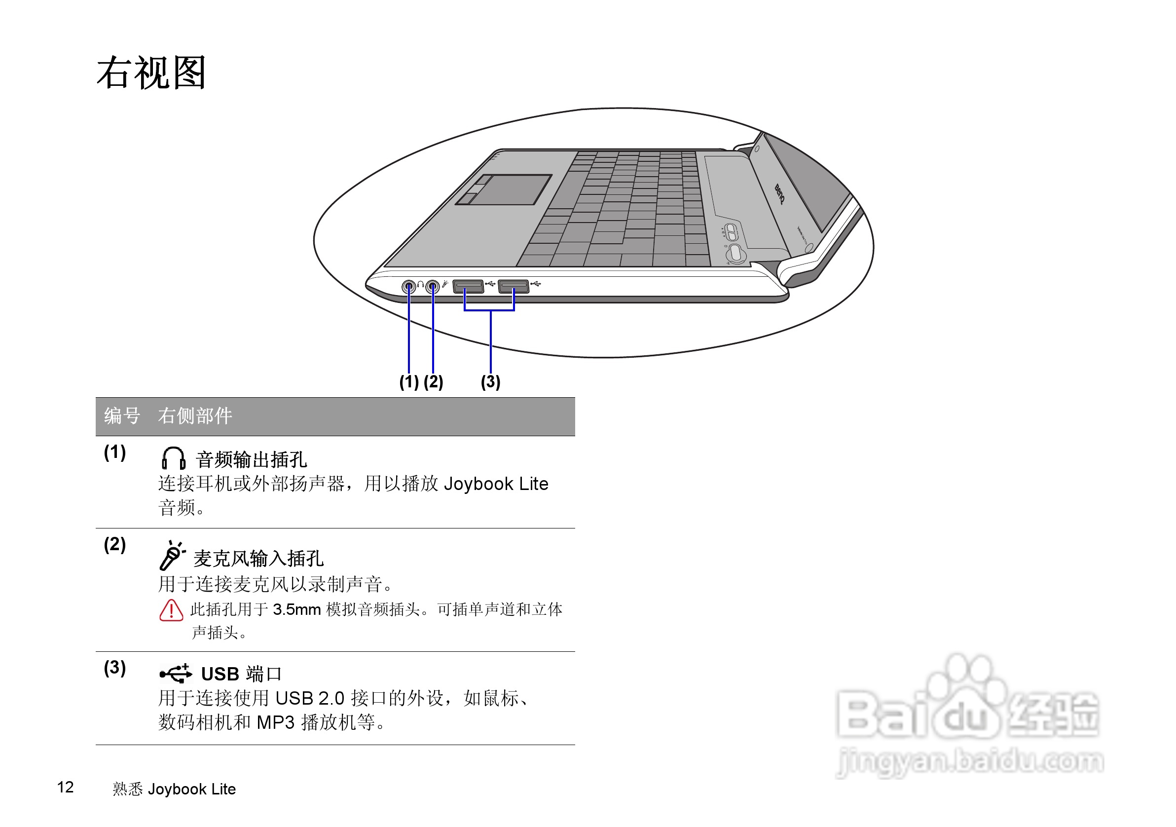 明基Joybook T131P笔记本电脑使用说明书:[2]