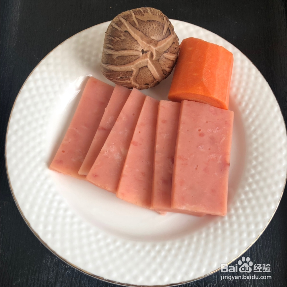 新手教程肉末火腿豆腐