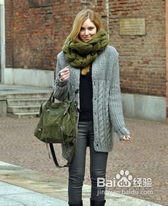 围巾怎么系才漂亮