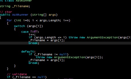 C# 提示应输入标识符是什么意思