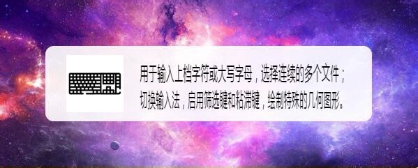 电脑键盘Shift按键使用攻略