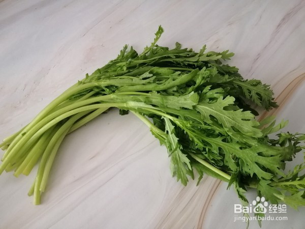 蚝油茼蒿怎么做