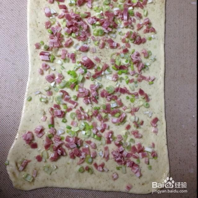 一定要学的葱花培根烤饼