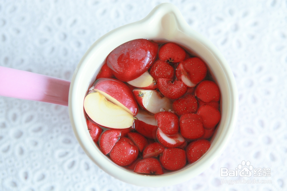 诱惑味蕾的山楂玫瑰果茶