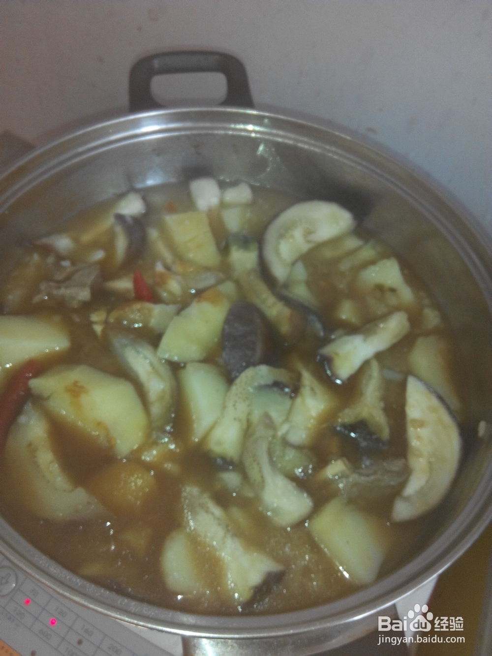 老汤炖土豆茄子