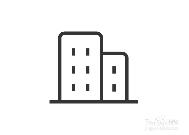 AI里怎么制作酒店的图标