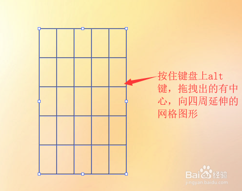 illustrator中如何绘制矩形网格