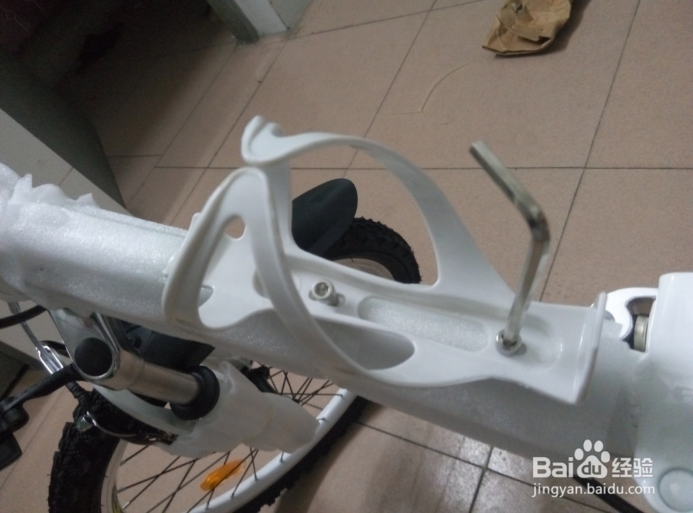 网购的折叠自行车按照教程