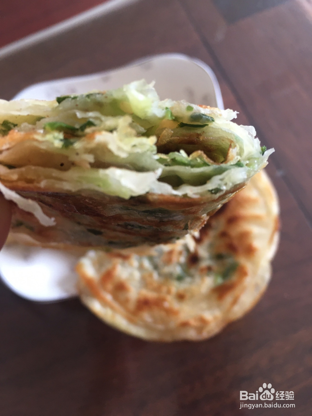 千层葱油饼的做法