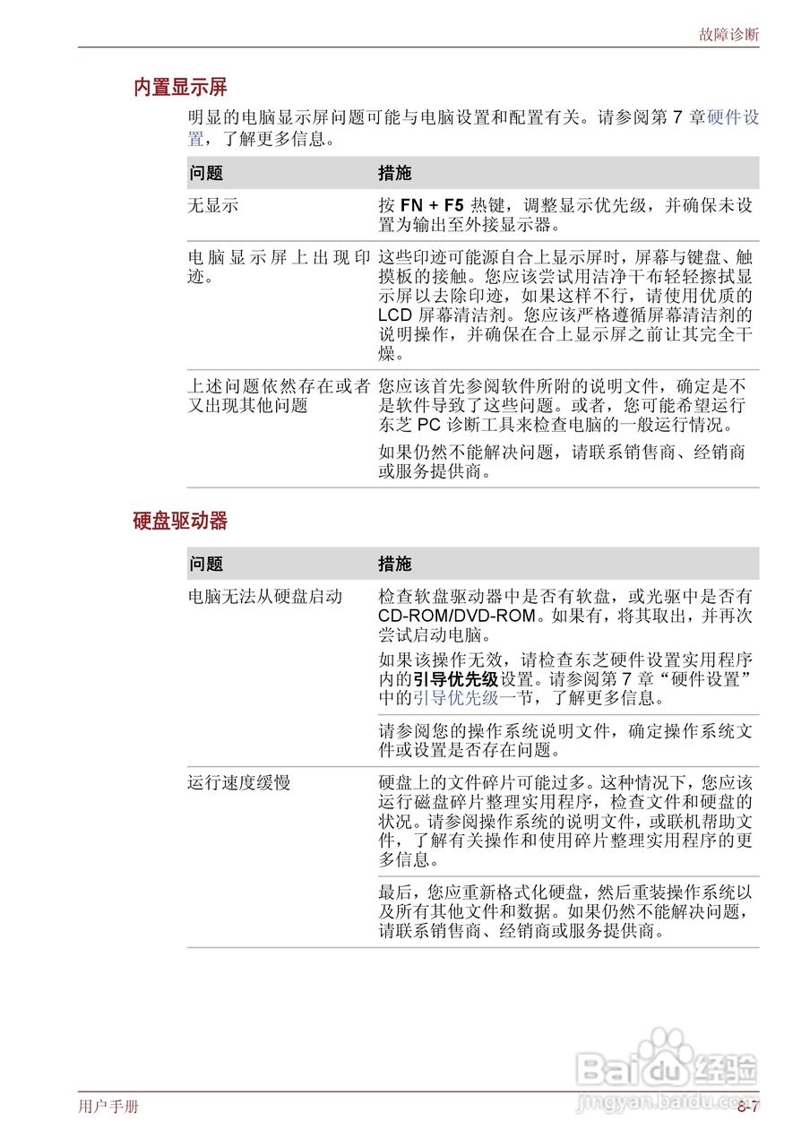 东芝Satellite M600笔记本电脑使用说明书:[16]