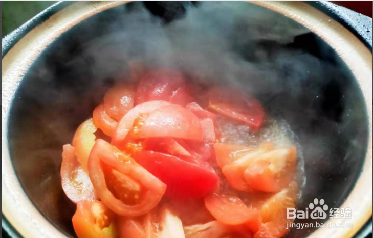 金针菇番茄冻豆腐汤的做法