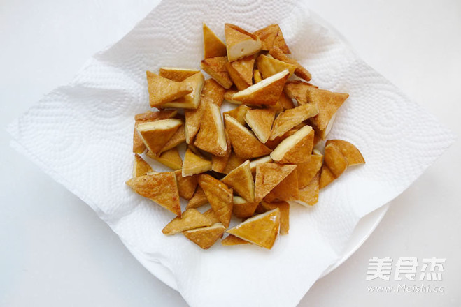 茄汁豆腐角的做法