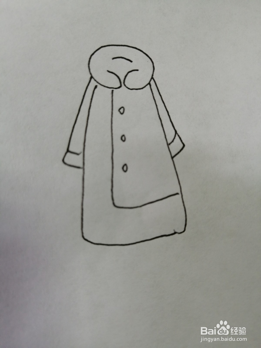简笔画小棉袄怎么画