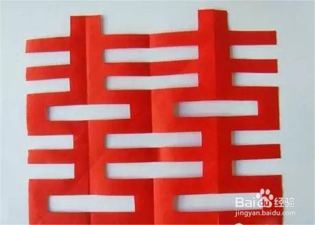 双喜字怎么剪纸