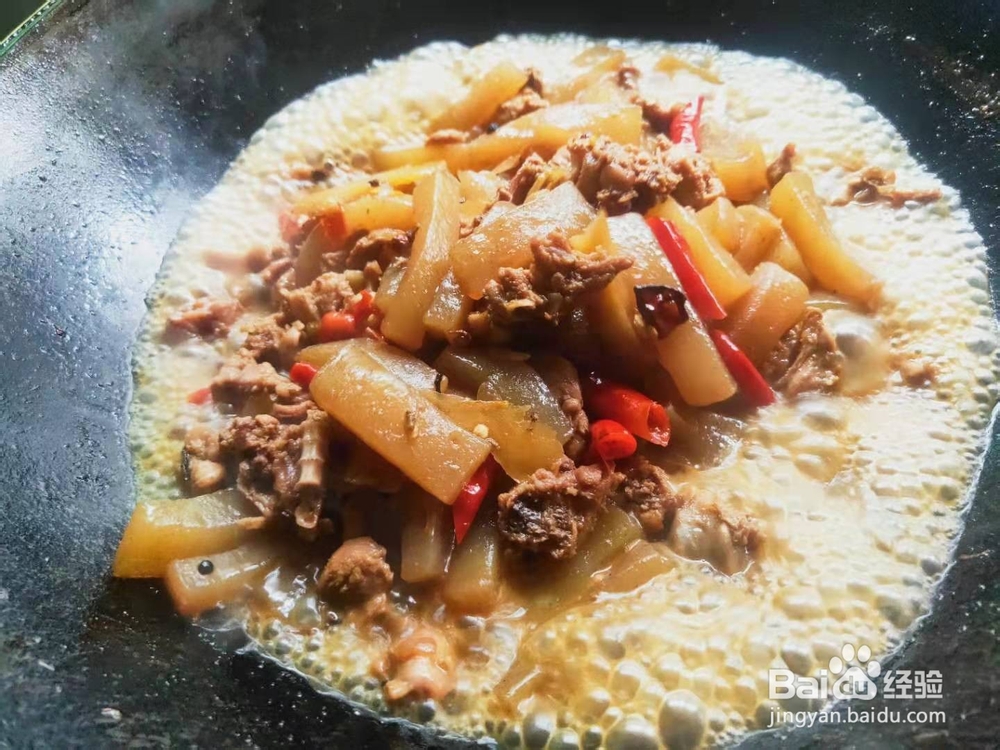 泡椒魔芋烧鸭边腿---便秘小菜谱