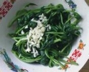 空心菜蒜茸的做法!