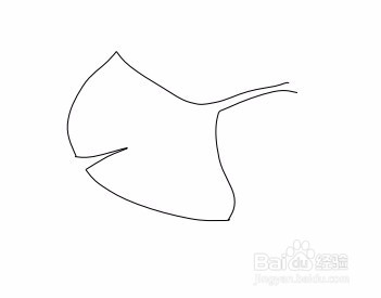 画树叶的简笔画