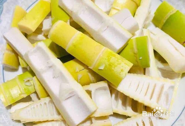 家庭自制油焖春笋