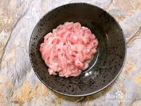 美味香菜炒肉丝