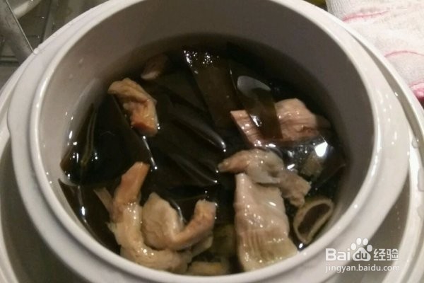 竹笋炖鸭肉的制作方法