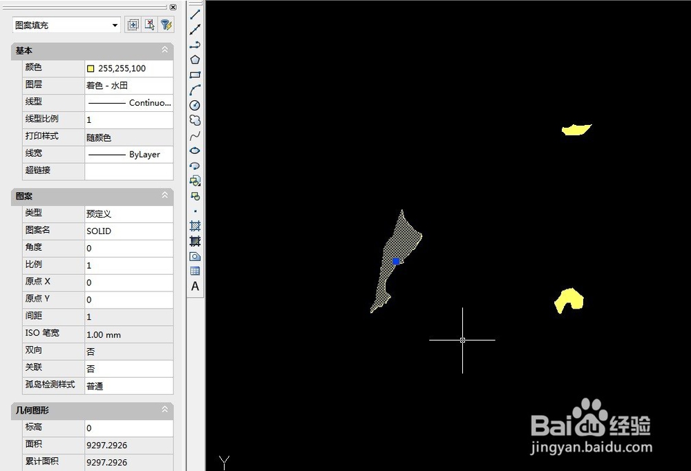CAD中将填充面转为多段线