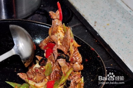 肝腰合炒的做法