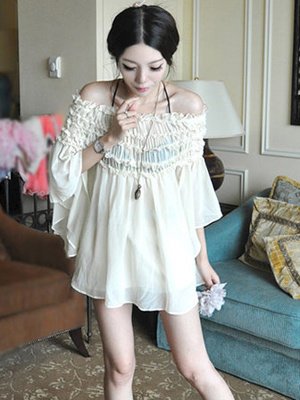 初秋蝙蝠衫巧搭配