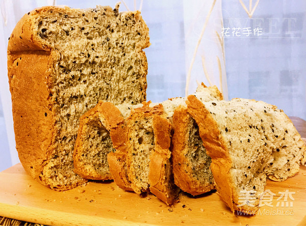 黑芝麻吐司(面包机版)