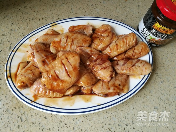 黑椒烤鸡翅的做法