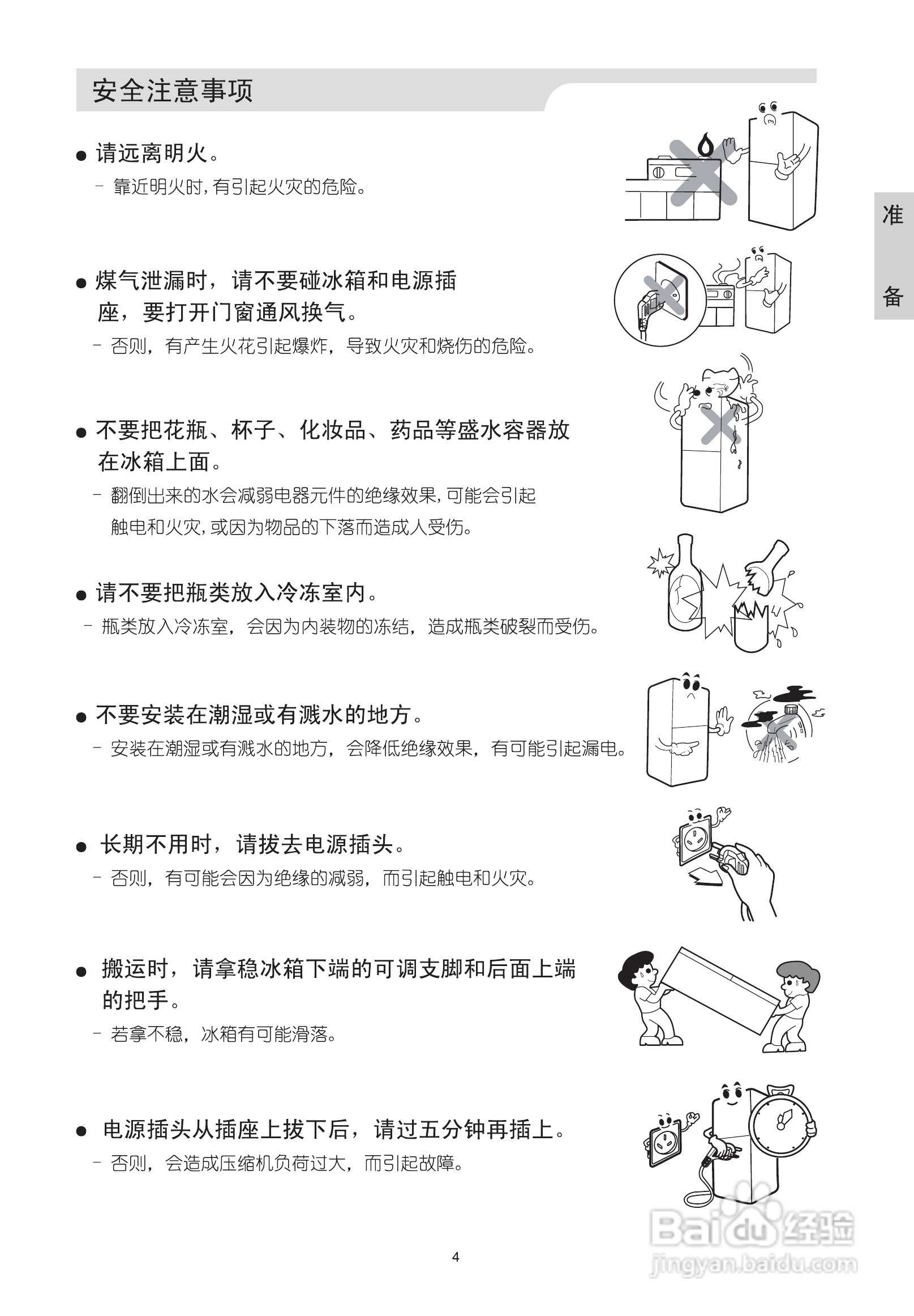LG GR-Q20FDT冰箱使用说明书:[1]