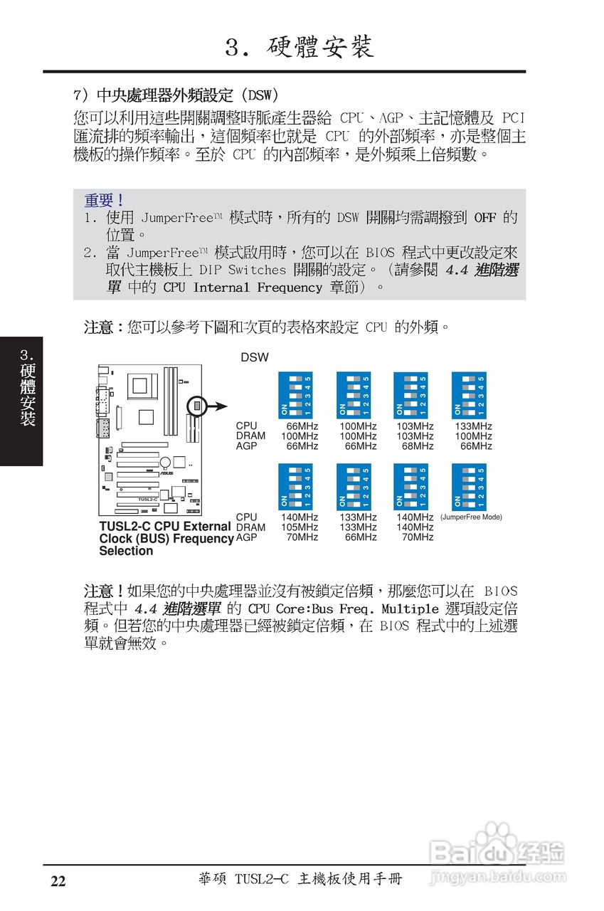 ASUS主机板TUSL2-C使用手册:[3]