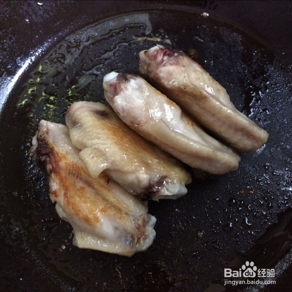 无油煎鸡翅的做法