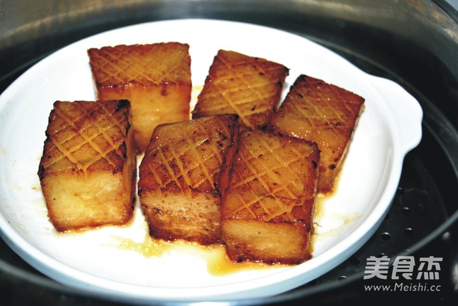 红烧冬瓜配干煎杏鲍菇