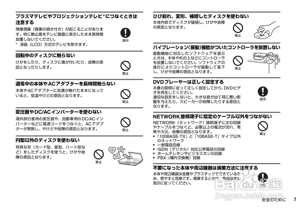 SONY SCPH-70000超薄陶瓷白PS2主机说明书:[1]