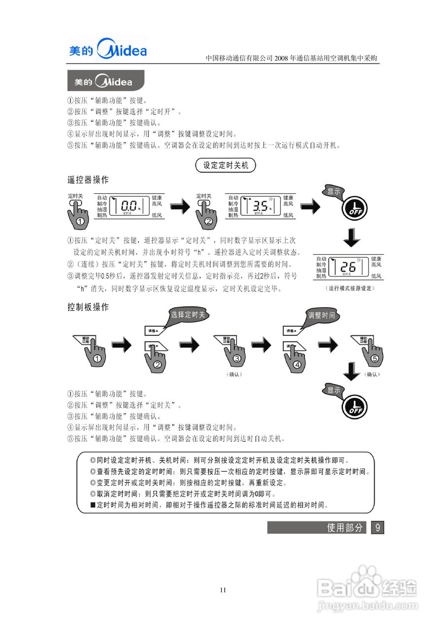 美的KFR-7120LW/SDY-JA(E5)空调器安装使用说明书:[2]