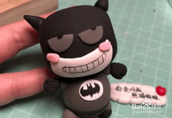 粘土卡通蝙蝠侠的简单做法