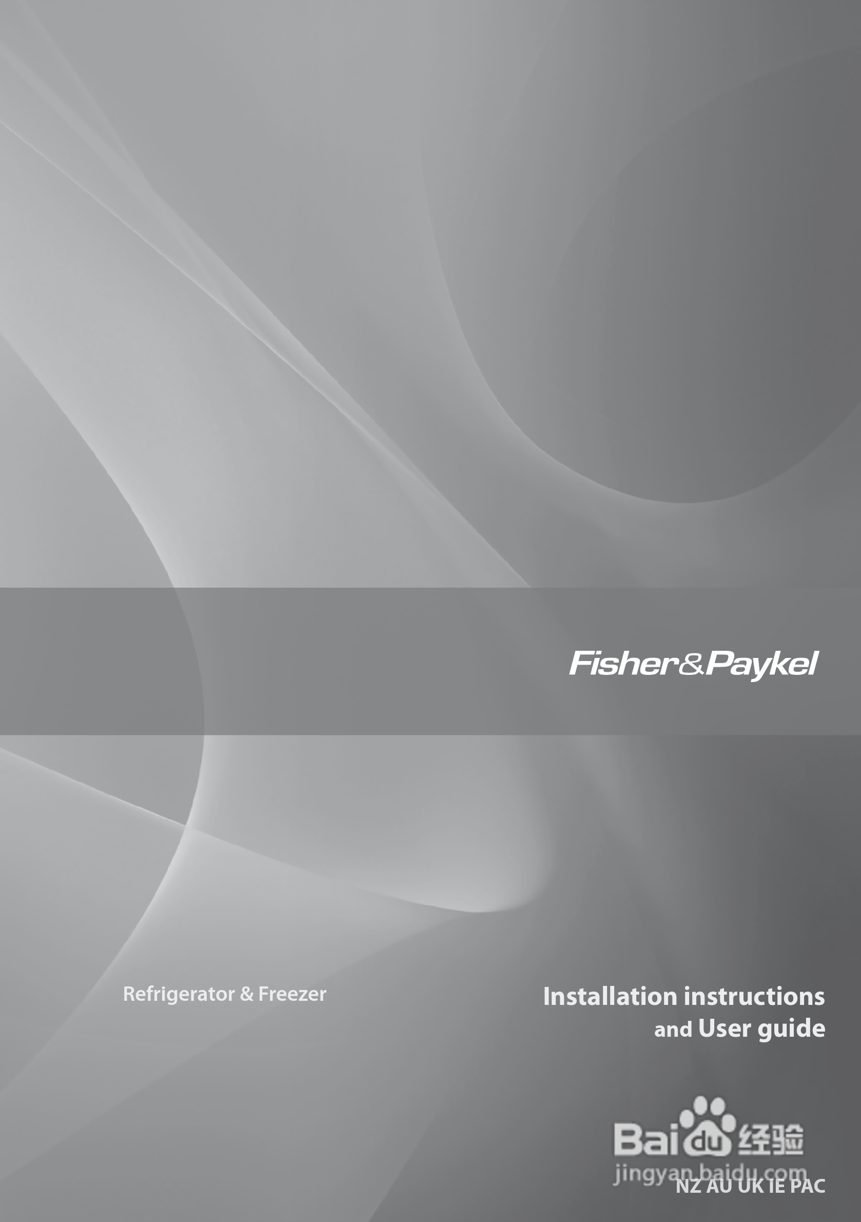 斐雪派克E522BRXFD2冰箱说明书:[1]