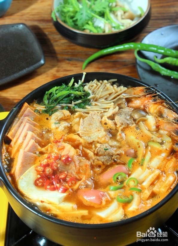 部队火锅的做法