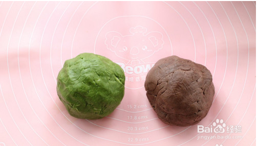 三色莎布蕾曲奇饼干的做法