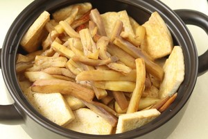 豆腐肉末茄子煲的做法