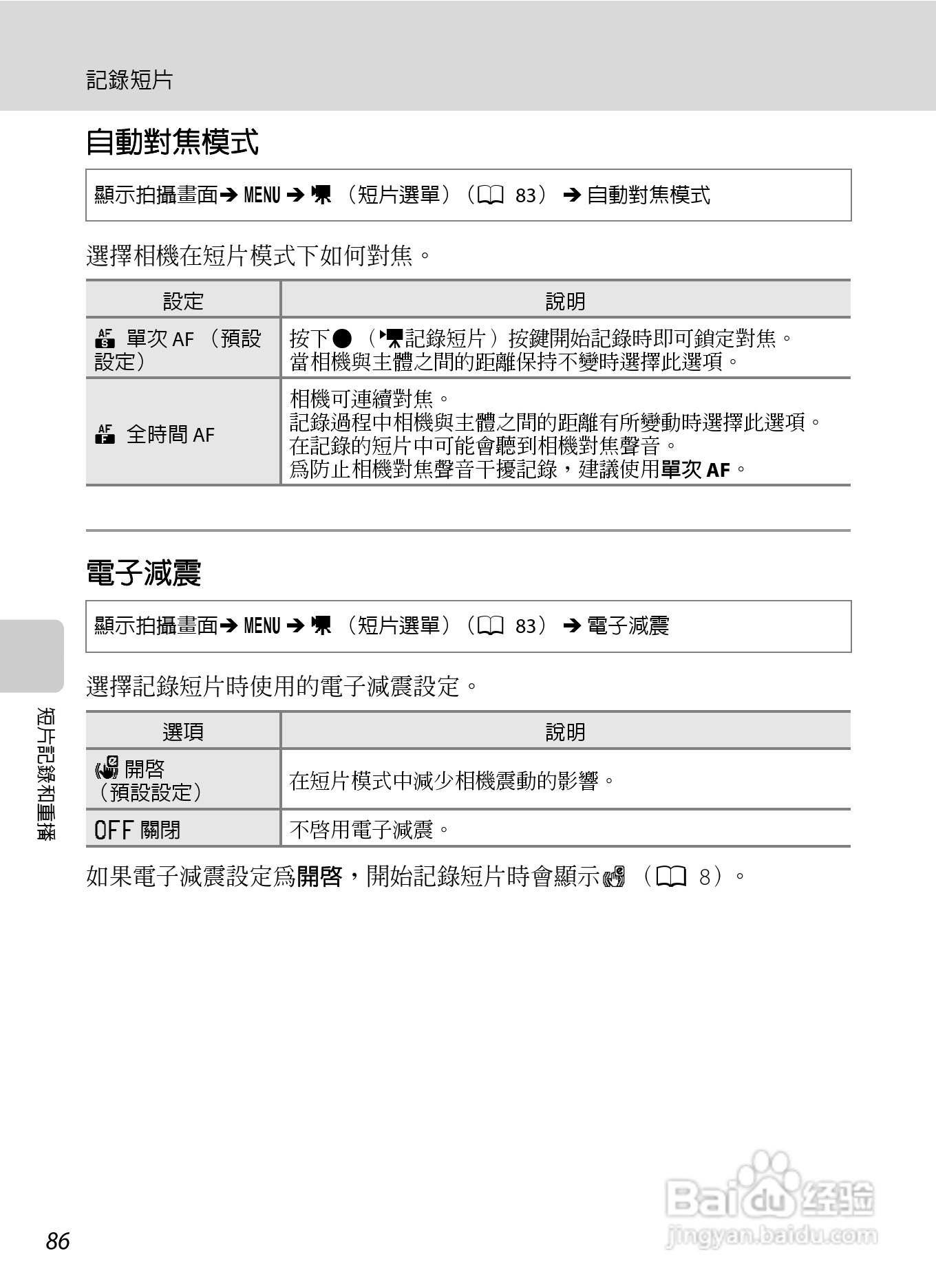 尼康 COOLPIX L310(繁体中文)说明书:[10]