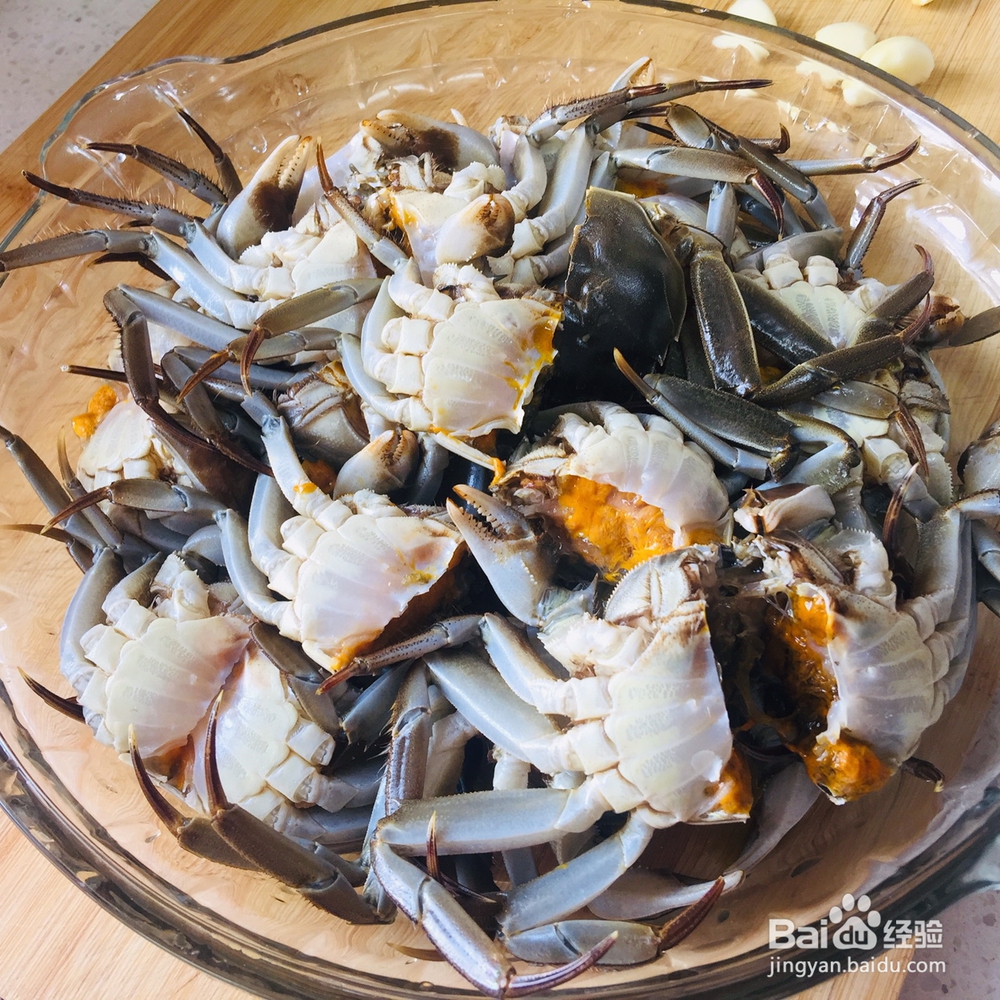 味道鲜美的螃蟹毛豆子